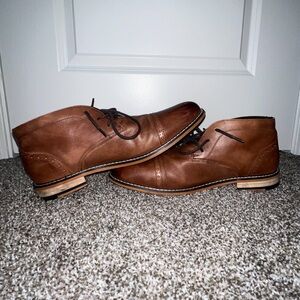 Bar III Men's Leather Brogue Chukka Boots (Size 10.5)